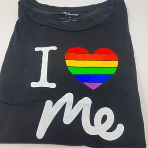 COPY - MeUndies Black I heart me Modal/Cotton Blend T-Shirt Medium
